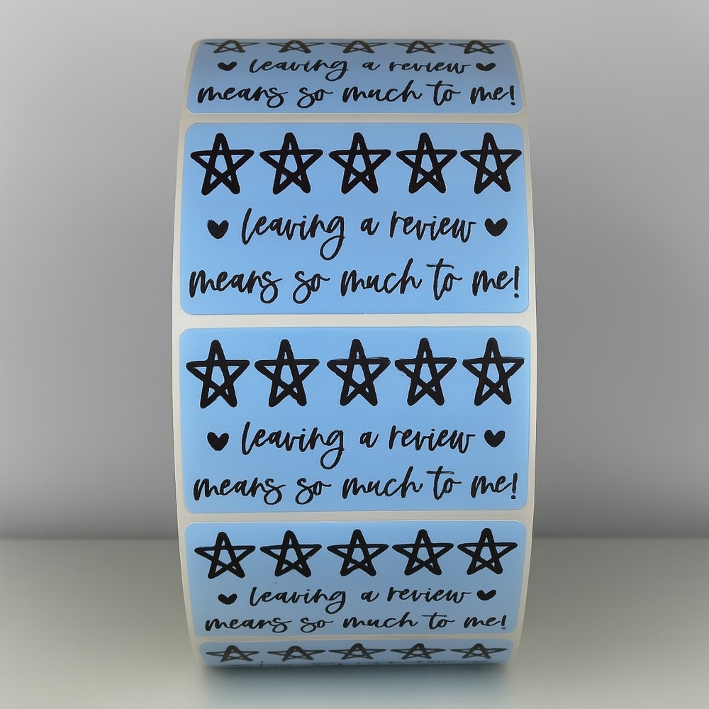 Posh Seller Review Stickers 🌟 “Leaving a Review Means So Much To Me - Picture 2 of 11